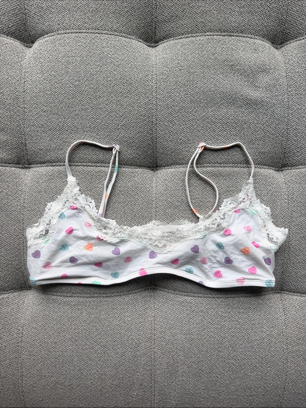 SKIMS candy heart bralette